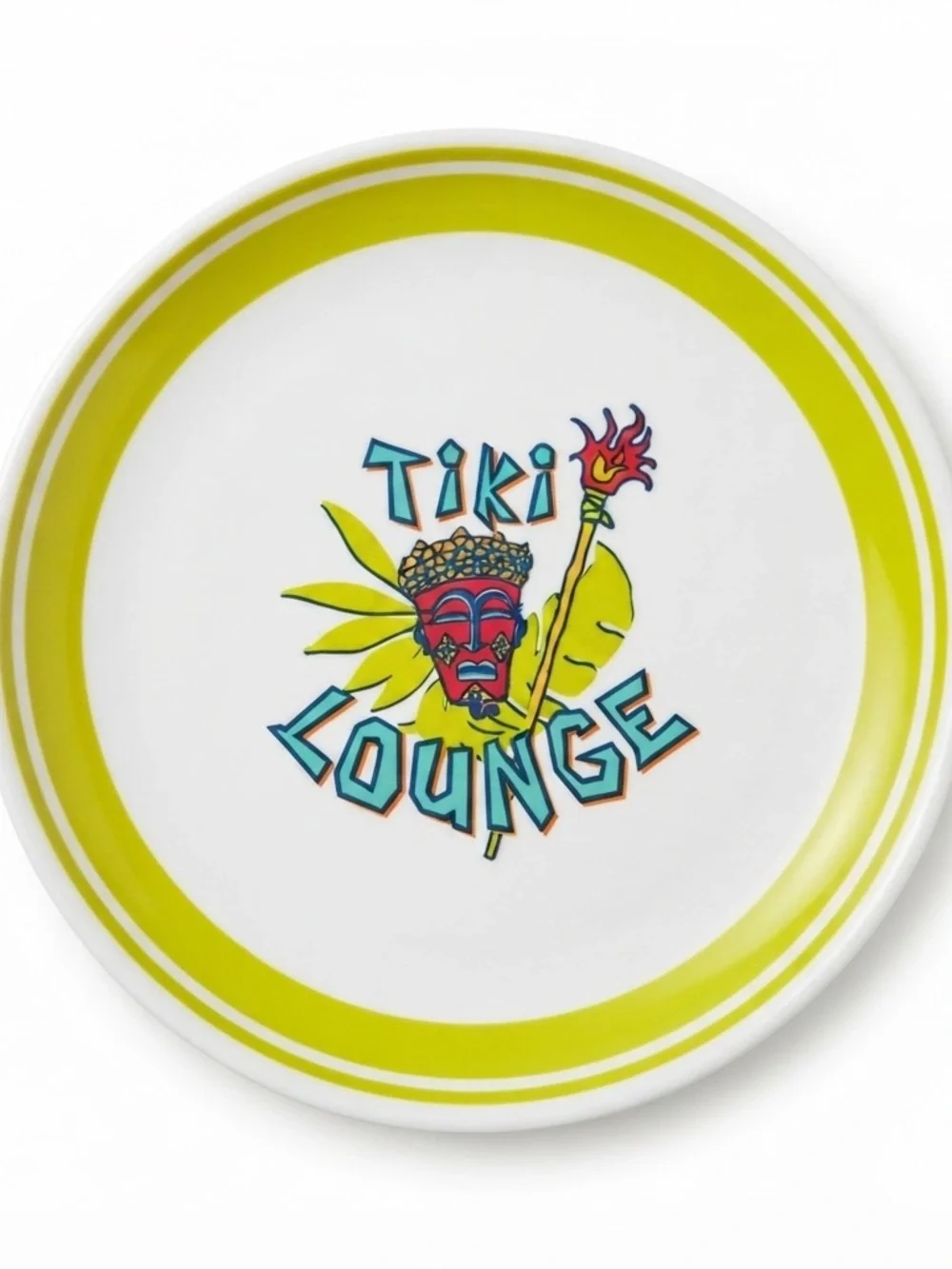 Vintage Lot of 8 Melamine Plates Hawaii Aloha Tiki Beach Hang 10
